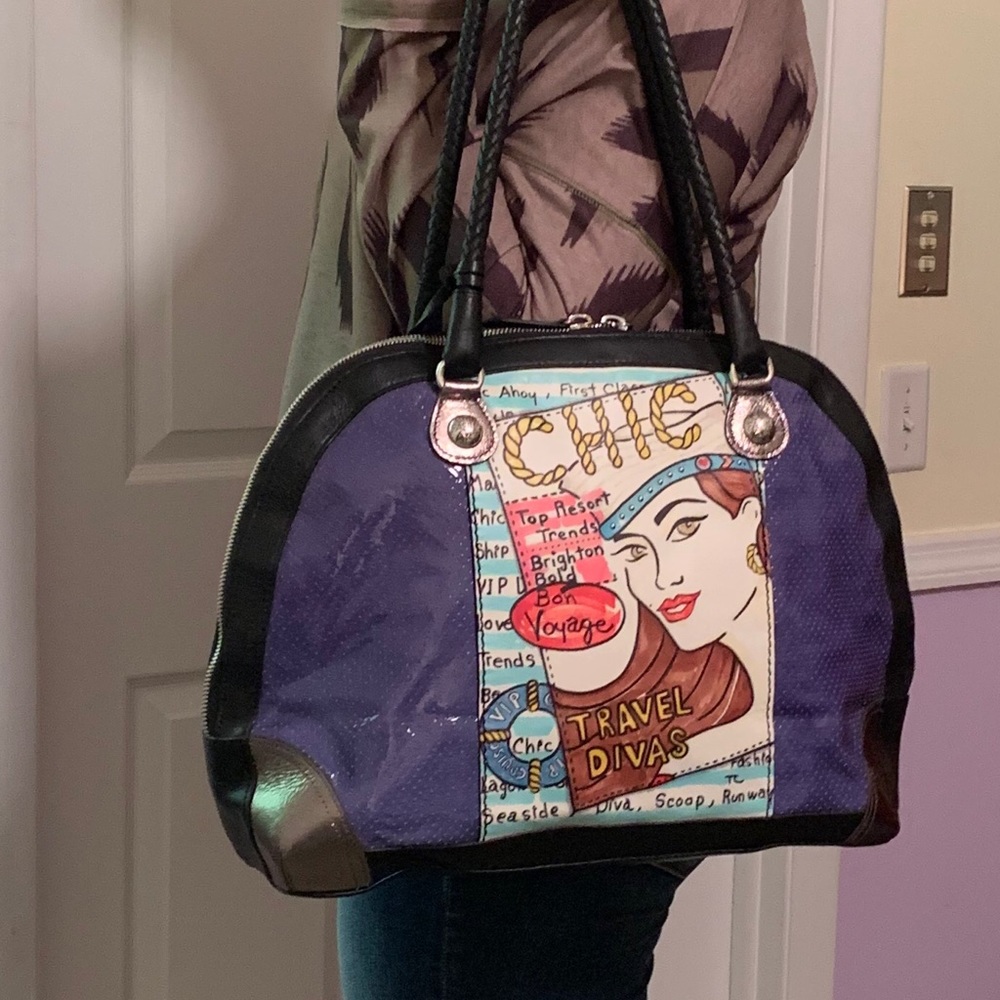 Brighton Fashionista Chic Diva Sailor Travel Purse